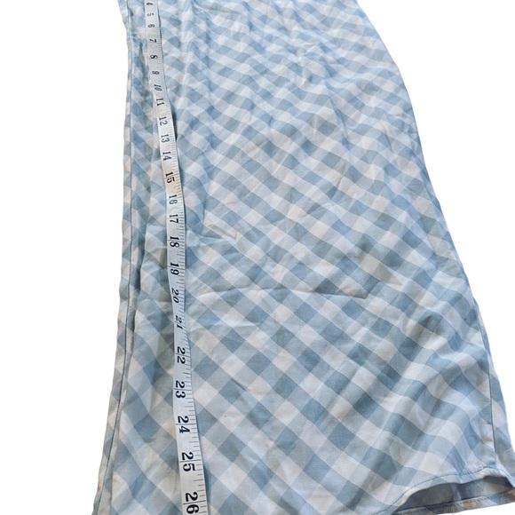 Urban Outfitters Blue Checkered Sleeveless Jumpsuit Women's Size Small - Picture 8 of 12